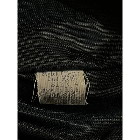 Vintage Cache Strapless Floral Embroidered Fringe Handkerchief Hem Y2K Size 4 - Picture 7 of 9